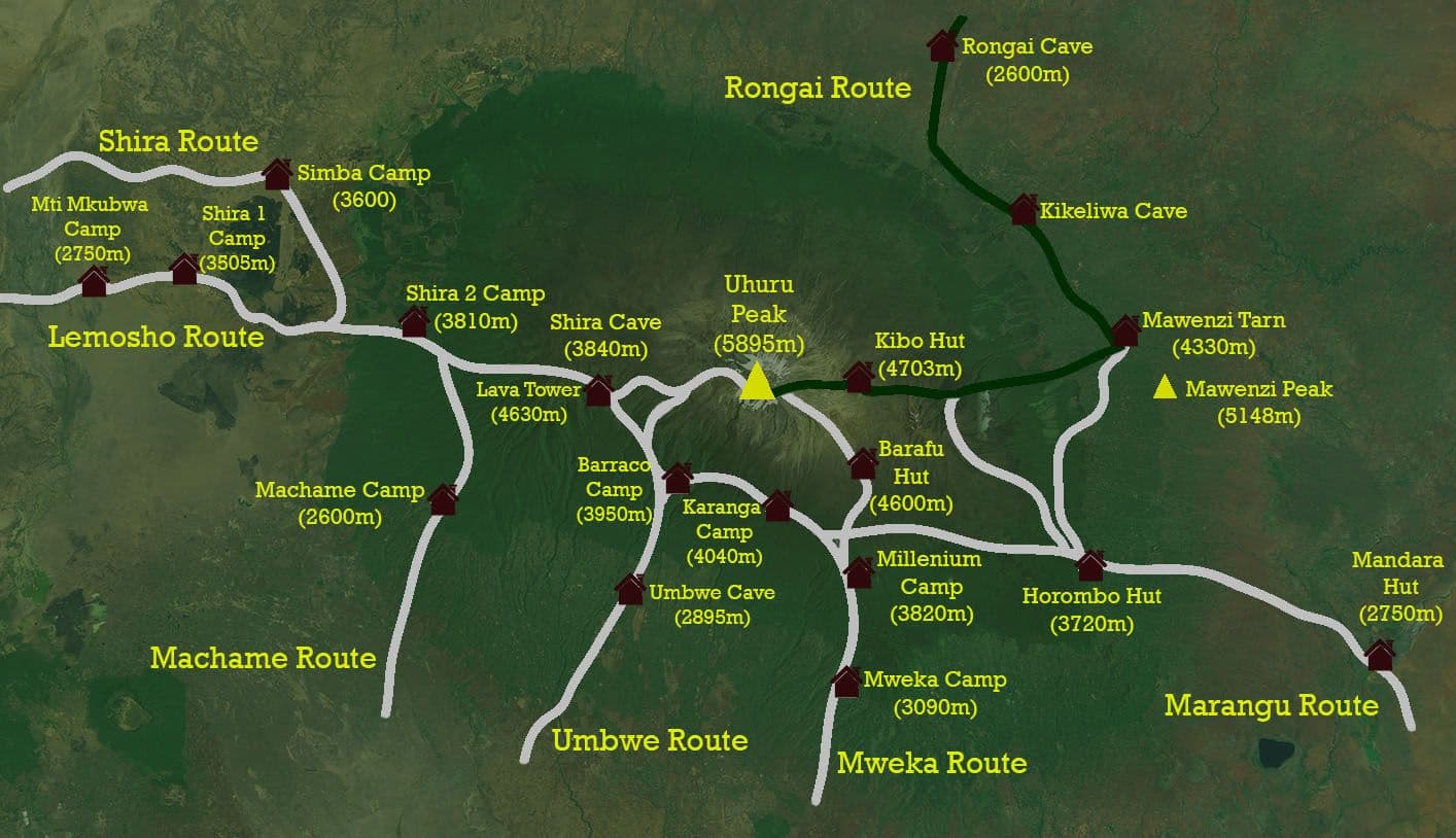 Rongai Route